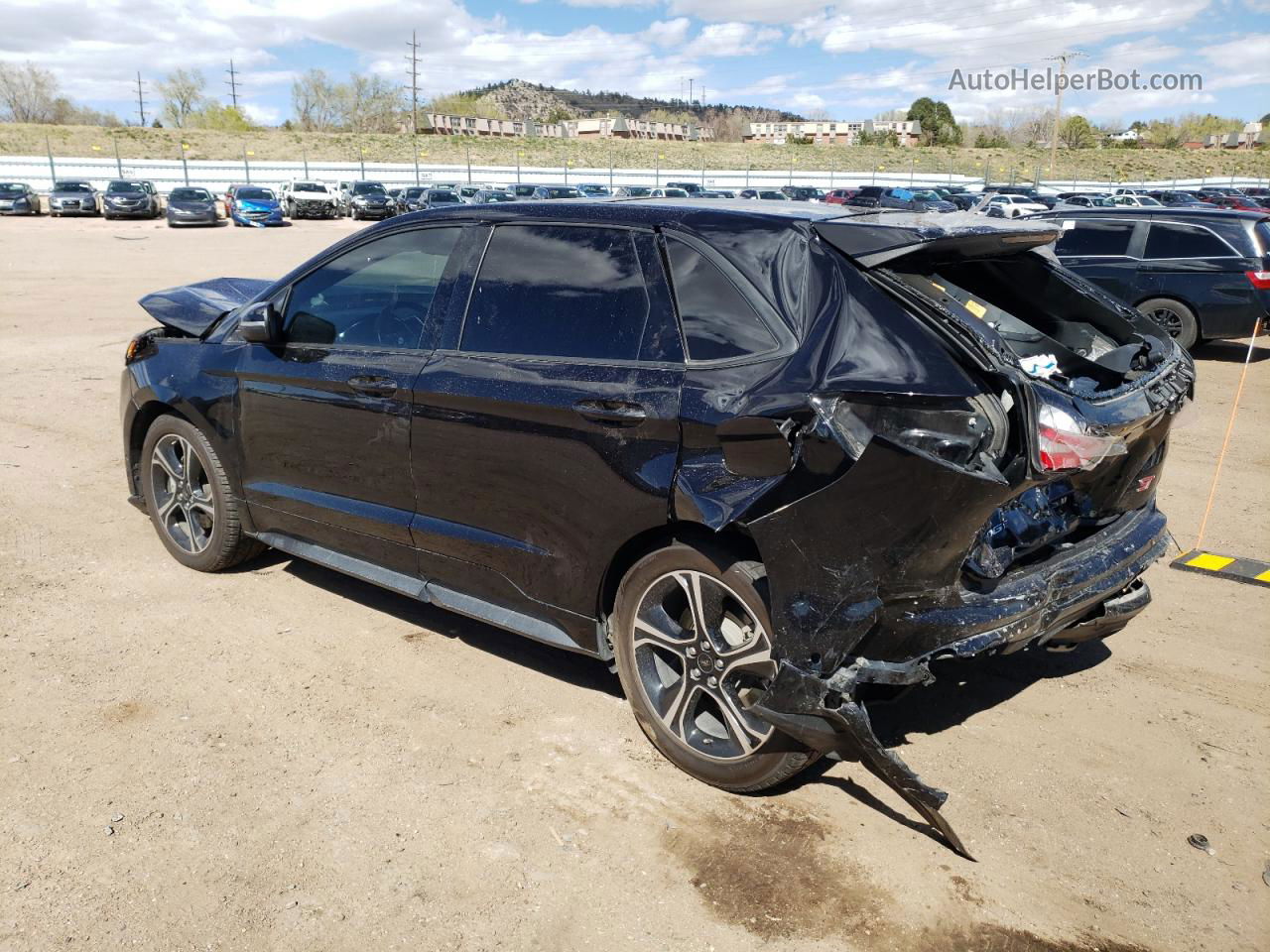 2019 Ford Edge St Черный vin: 2FMPK4AP8KBC20706