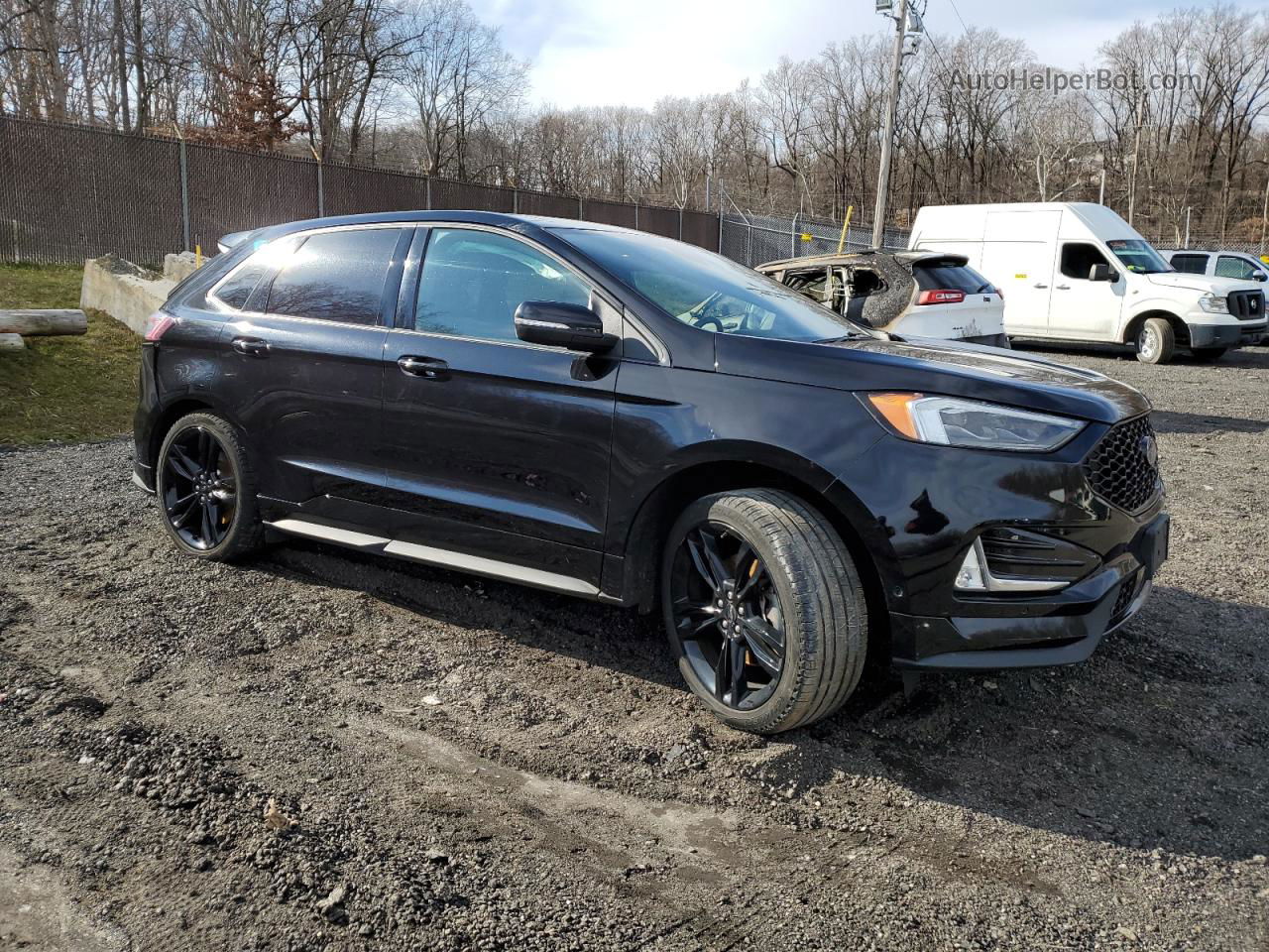 2020 Ford Edge St Black vin: 2FMPK4AP8LBB50142