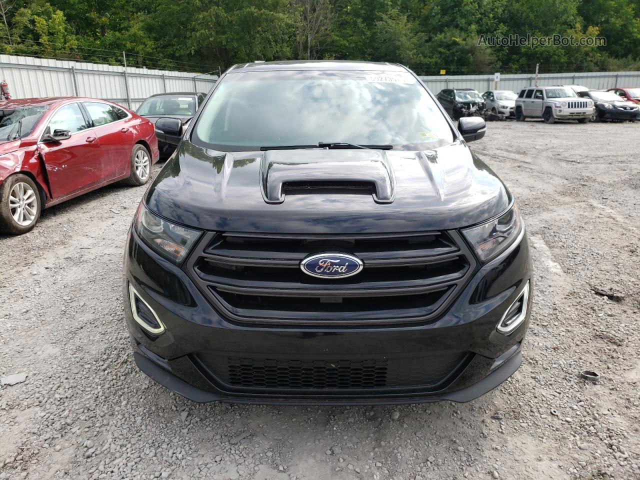 2016 Ford Edge Sport Black vin: 2FMPK4AP9GBB70471