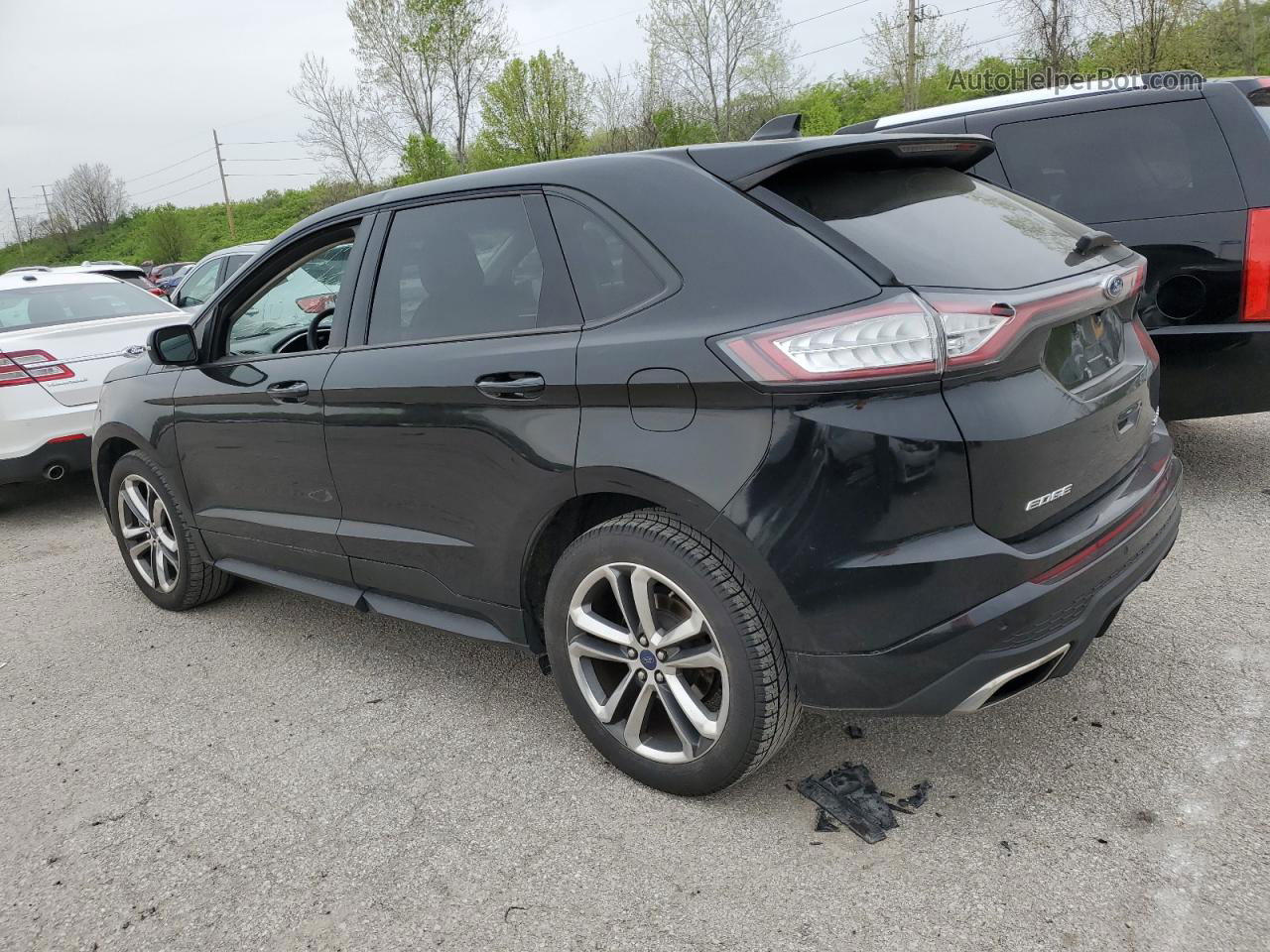 2016 Ford Edge Sport Black vin: 2FMPK4AP9GBB73001