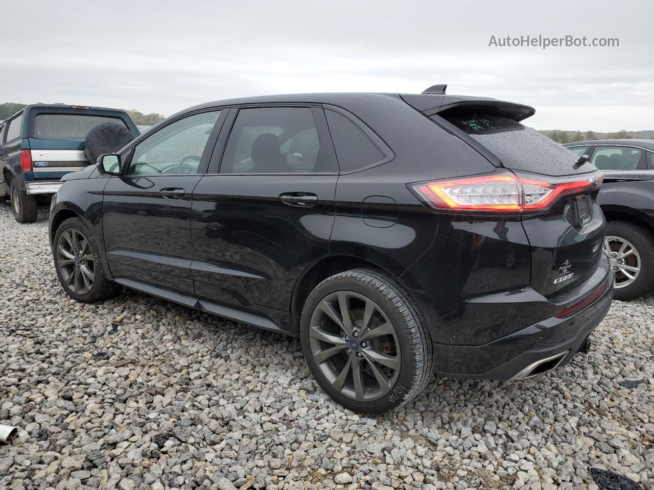 2016 Ford Edge Sport Black vin: 2FMPK4AP9GBC30765