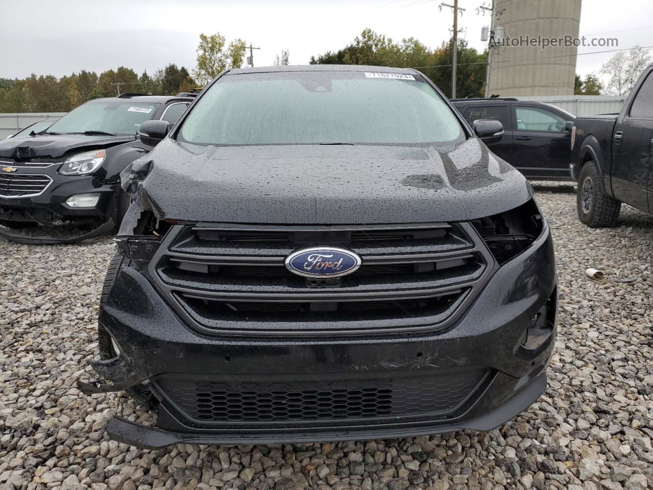 2016 Ford Edge Sport Black vin: 2FMPK4AP9GBC30765