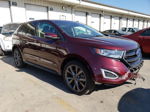 2017 Ford Edge Sport Maroon vin: 2FMPK4AP9HBC42609