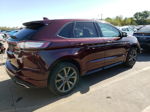 2017 Ford Edge Sport Maroon vin: 2FMPK4AP9HBC42609