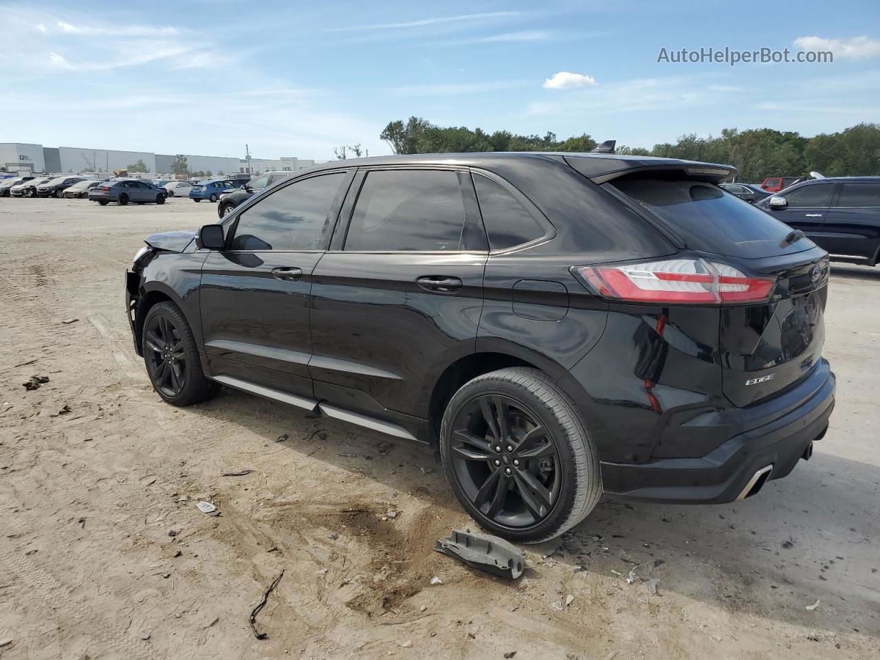 2019 Ford Edge St Black vin: 2FMPK4AP9KBB35583