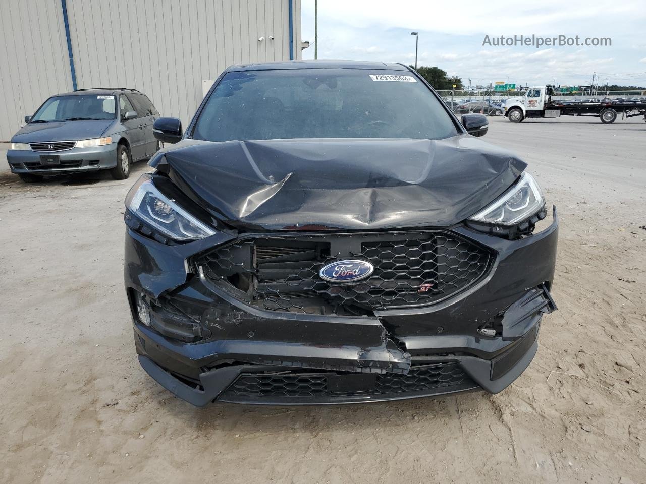 2019 Ford Edge St Black vin: 2FMPK4AP9KBB35583