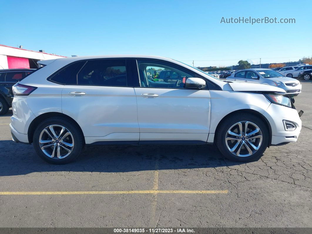 2016 Ford Edge Sport White vin: 2FMPK4APXGBB89465