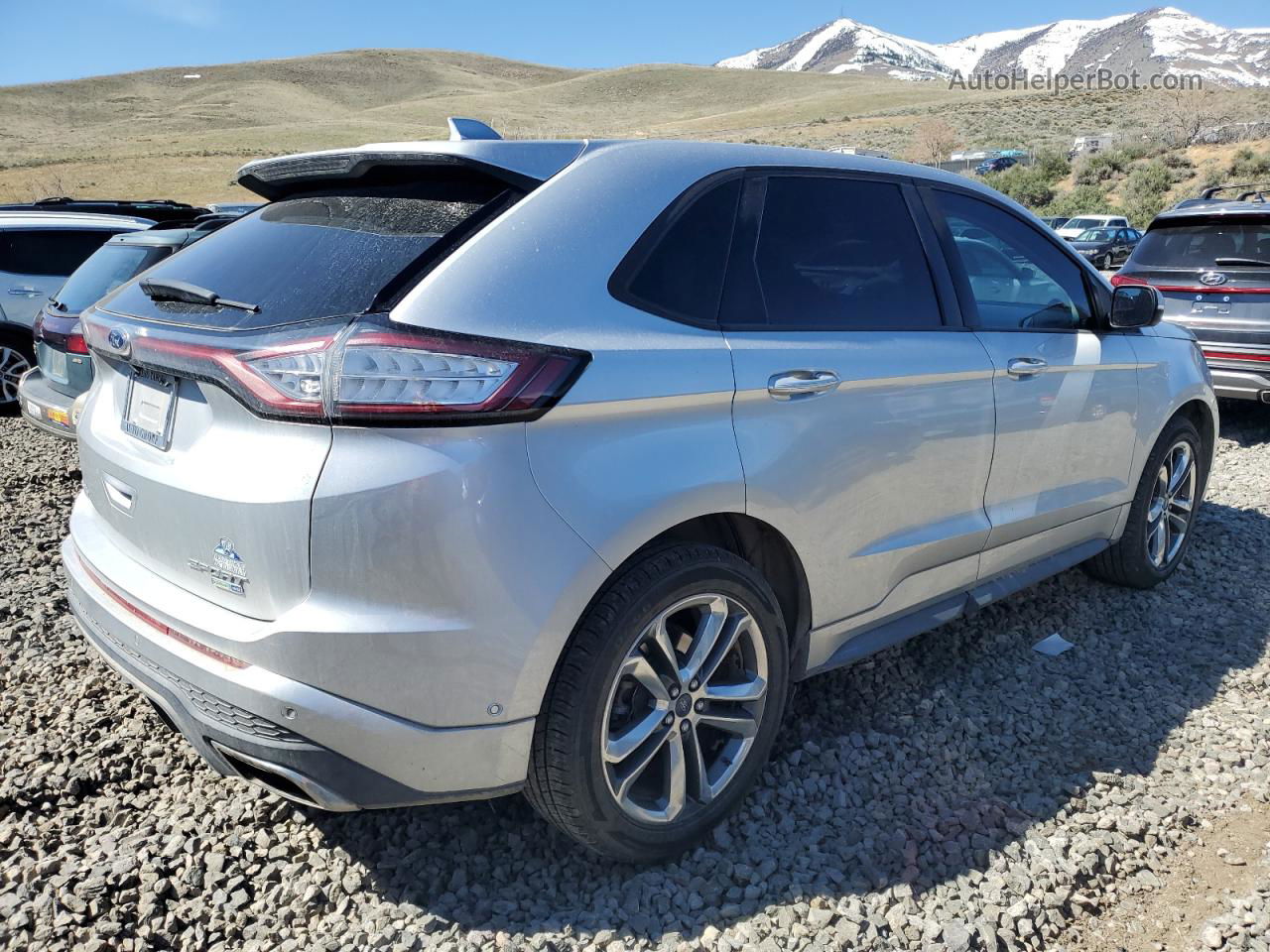 2016 Ford Edge Sport Серебряный vin: 2FMPK4APXGBC65850