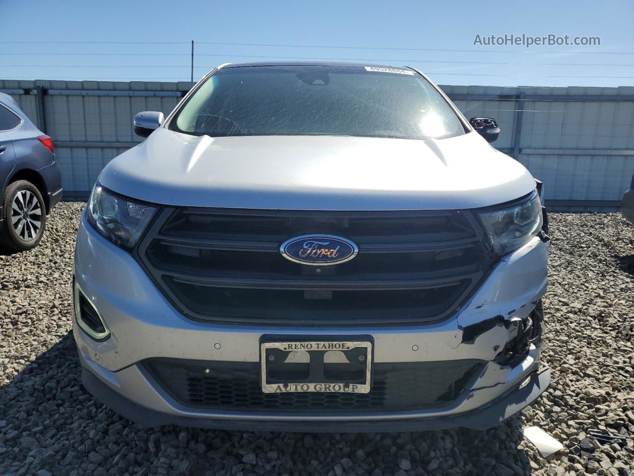 2016 Ford Edge Sport Silver vin: 2FMPK4APXGBC65850