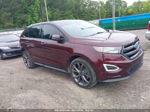 2018 Ford Edge Sport Maroon vin: 2FMPK4APXJBB21531