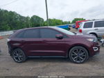 2018 Ford Edge Sport Maroon vin: 2FMPK4APXJBB21531