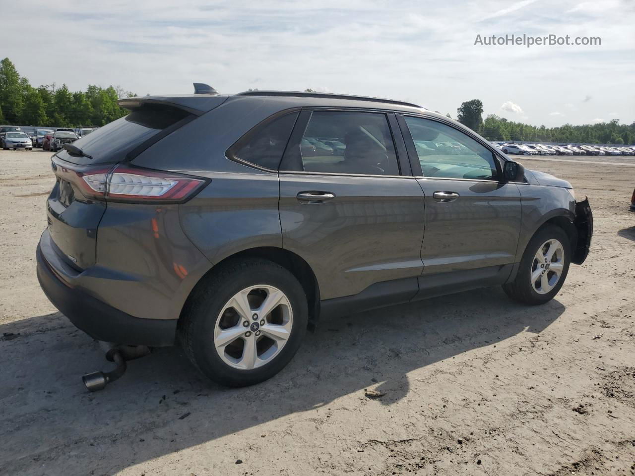 2016 Ford Edge Se Угольный vin: 2FMPK4G90GBC56700