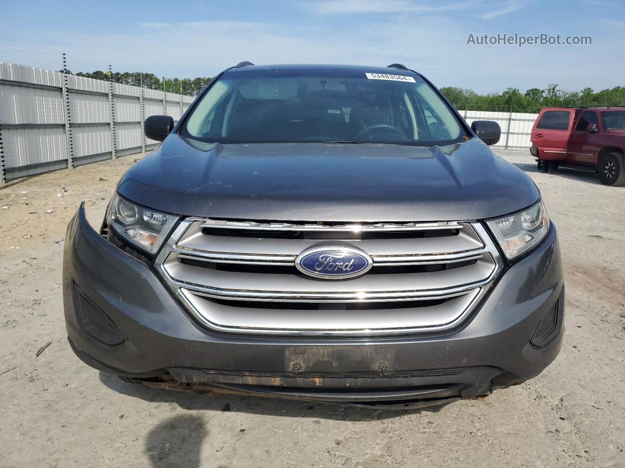 2016 Ford Edge Se Угольный vin: 2FMPK4G90GBC56700