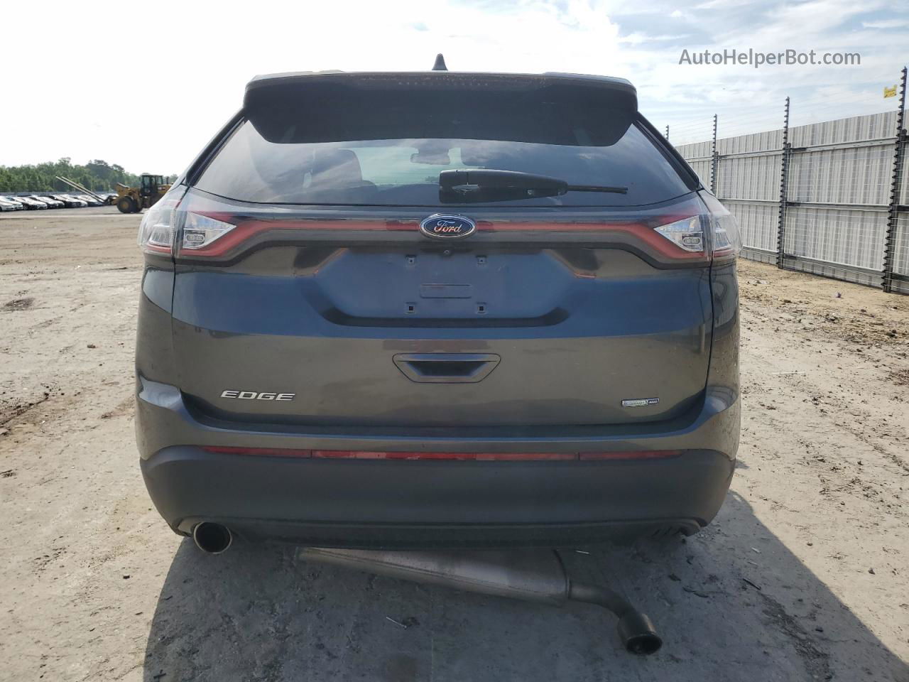 2016 Ford Edge Se Угольный vin: 2FMPK4G90GBC56700