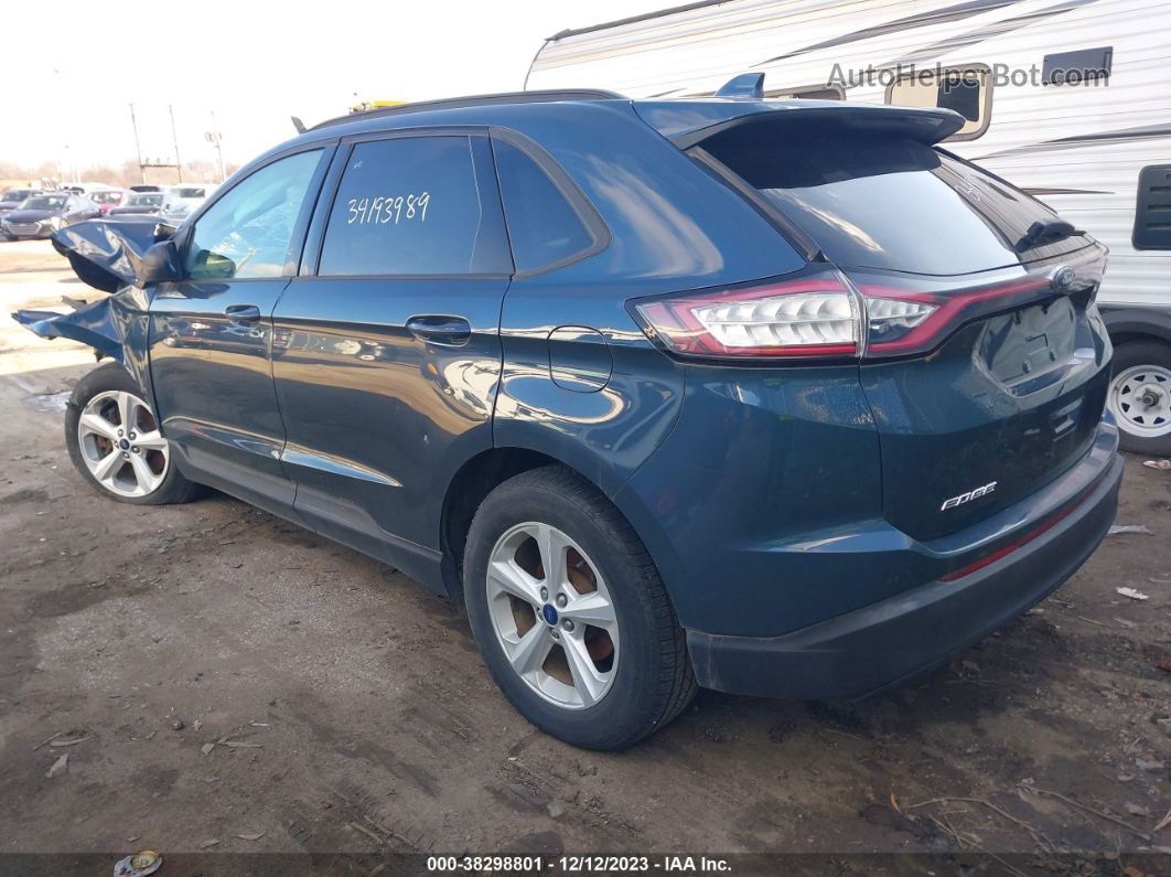 2016 Ford Edge Se Dark Blue vin: 2FMPK4G90GBC60097