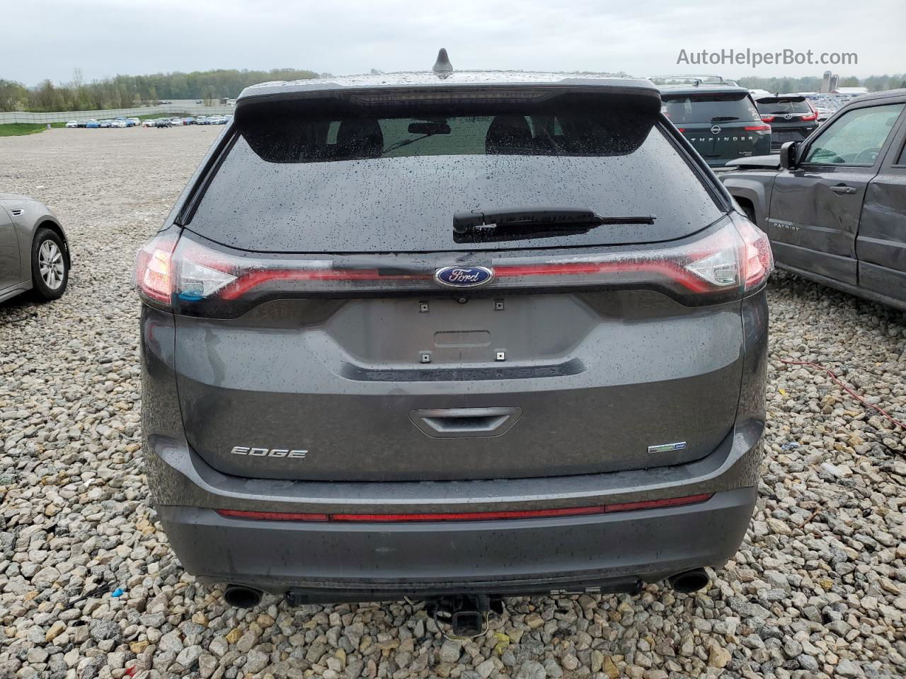 2018 Ford Edge Se Charcoal vin: 2FMPK4G91JBB95185