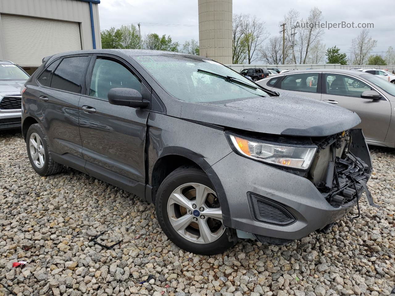 2018 Ford Edge Se Угольный vin: 2FMPK4G91JBB95185