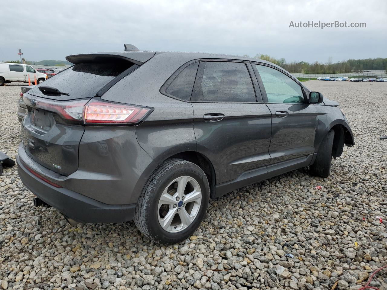 2018 Ford Edge Se Charcoal vin: 2FMPK4G91JBB95185