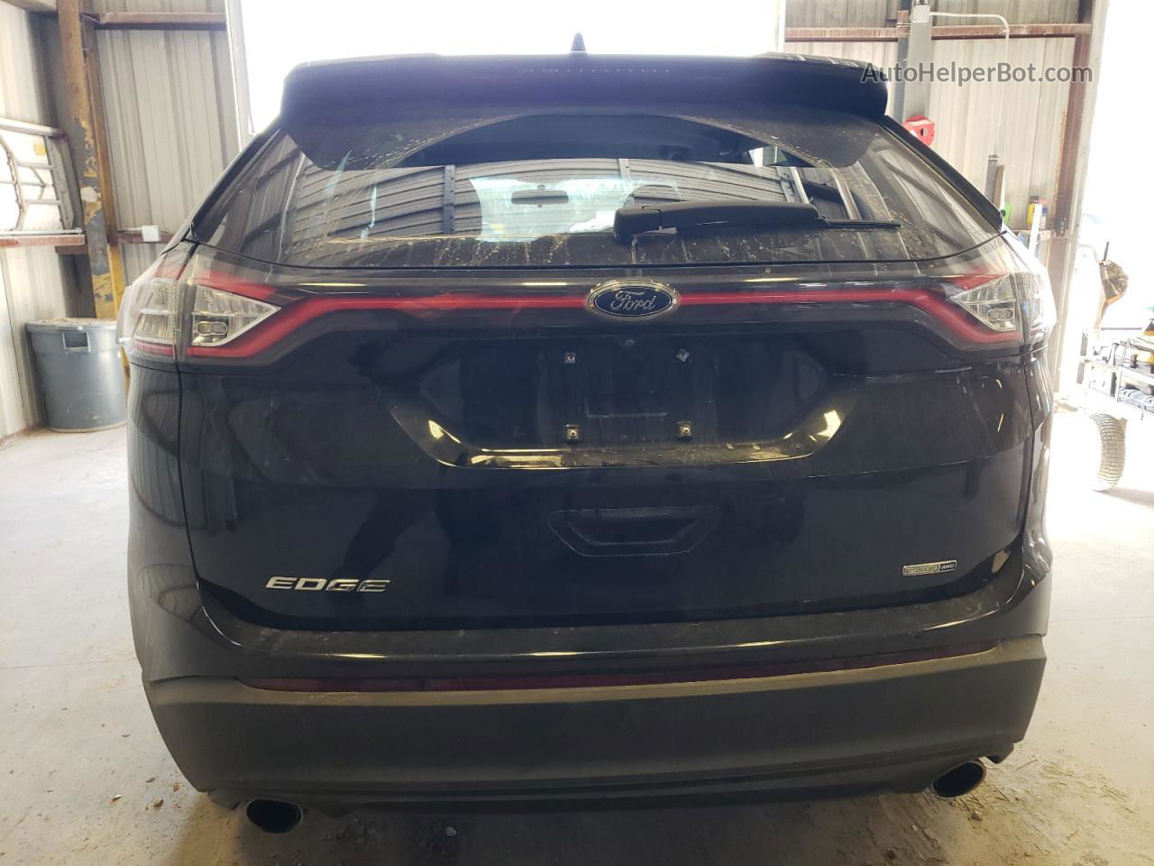 2017 Ford Edge Se Black vin: 2FMPK4G92HBC34294