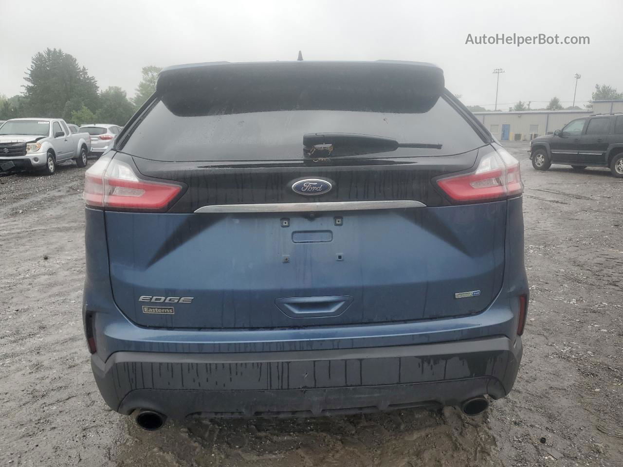 2019 Ford Edge Se Blue vin: 2FMPK4G92KBB72726