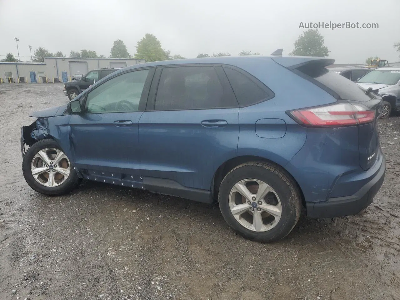 2019 Ford Edge Se Синий vin: 2FMPK4G92KBB72726