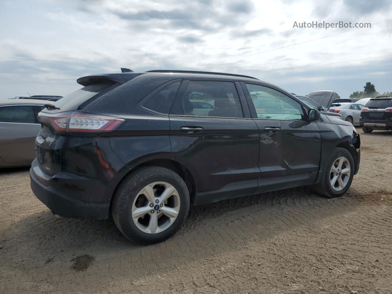 2016 Ford Edge Se Black vin: 2FMPK4G93GBC16076