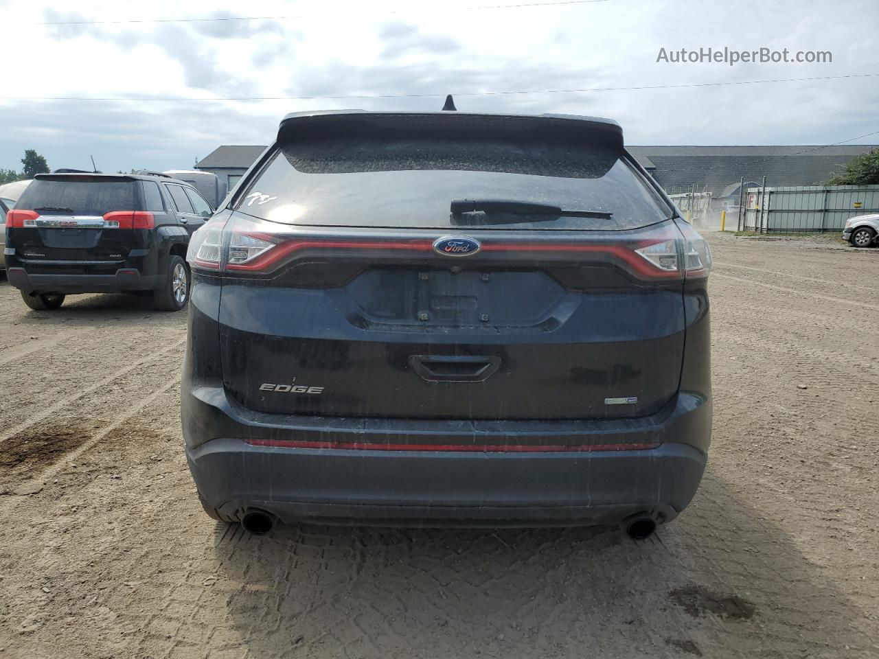 2016 Ford Edge Se Черный vin: 2FMPK4G93GBC16076