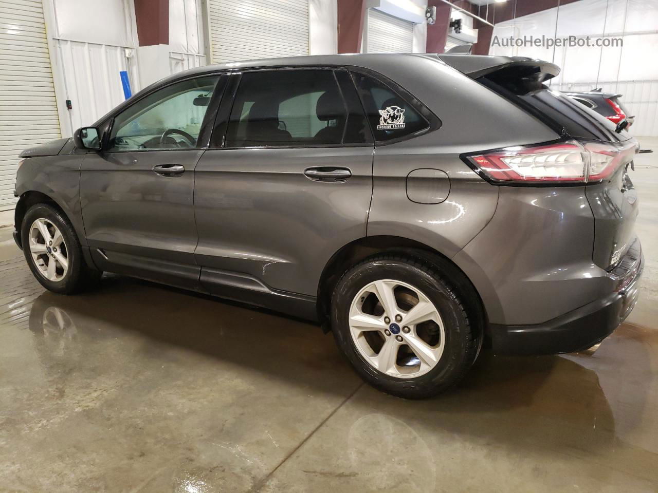 2016 Ford Edge Se Gray vin: 2FMPK4G93GBC52480