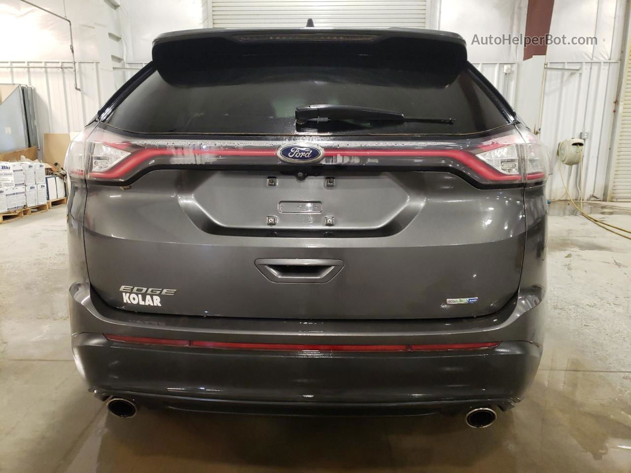 2016 Ford Edge Se Gray vin: 2FMPK4G93GBC52480