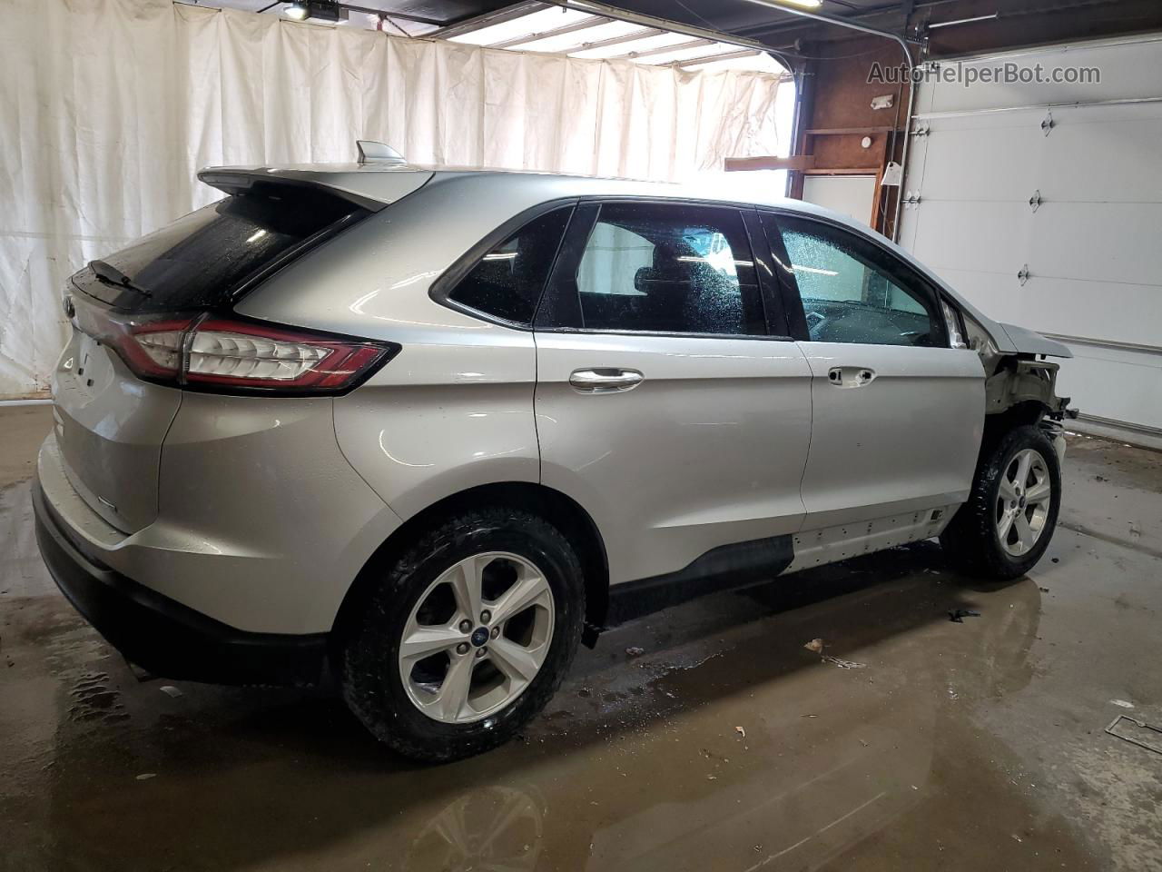 2016 Ford Edge Se Серебряный vin: 2FMPK4G94GBB14737