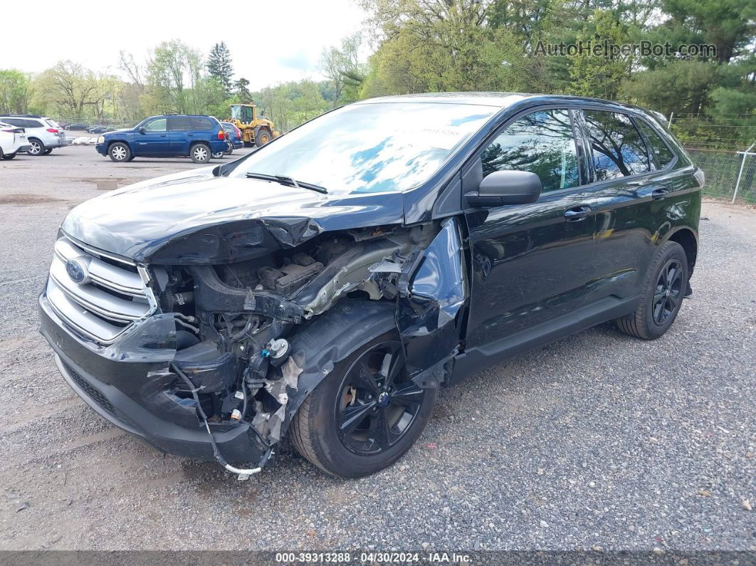 2016 Ford Edge Se Black vin: 2FMPK4G94GBB43381