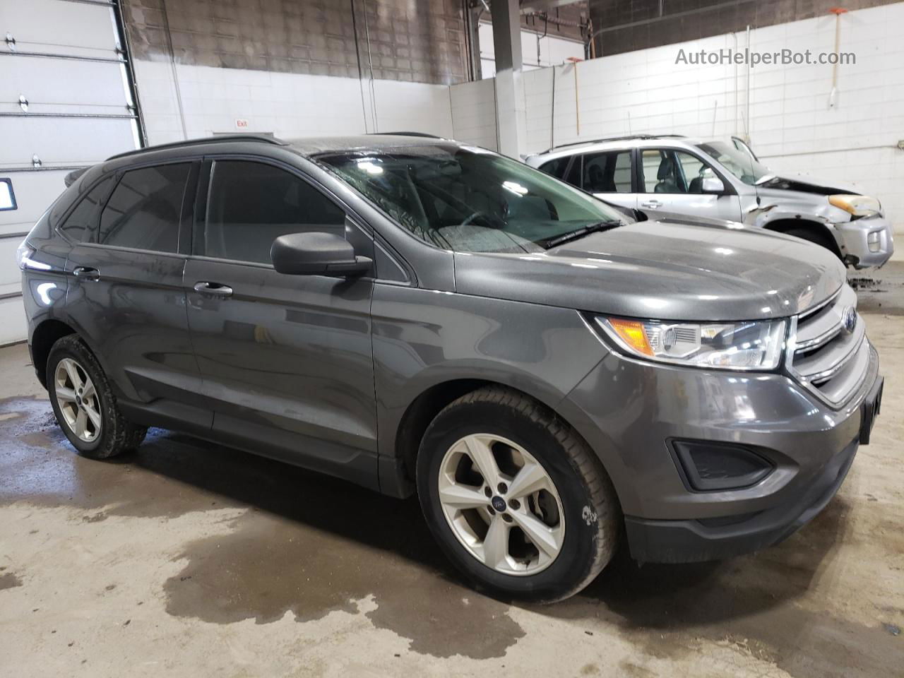 2016 Ford Edge Se Серый vin: 2FMPK4G94GBB83556