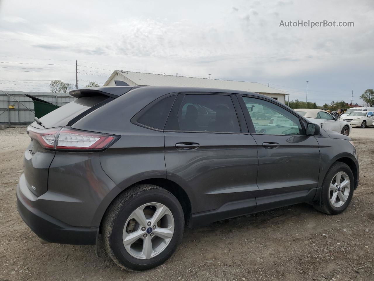 2017 Ford Edge Se Gray vin: 2FMPK4G94HBB45973