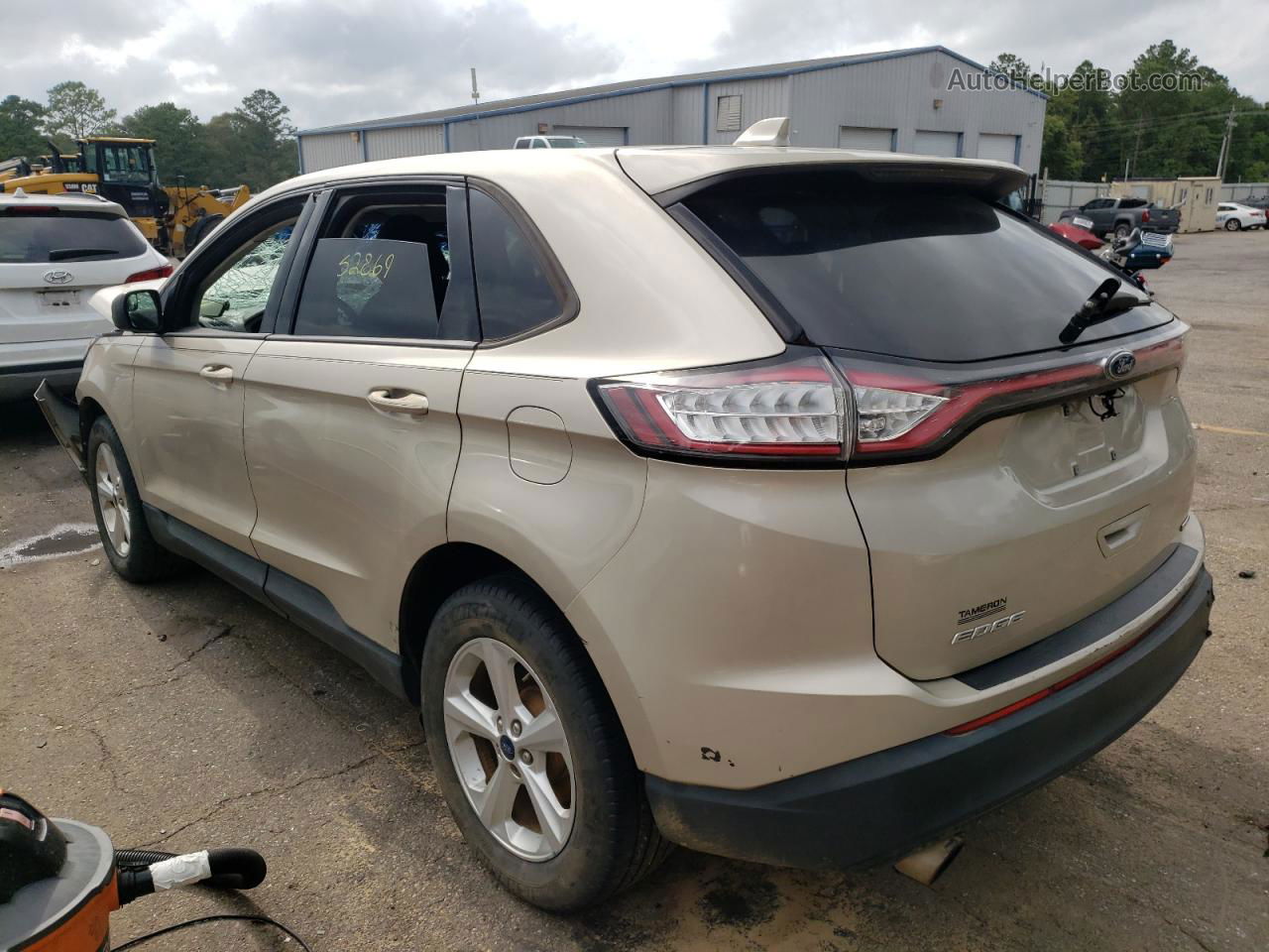 2017 Ford Edge Se Gold vin: 2FMPK4G94HBB54883