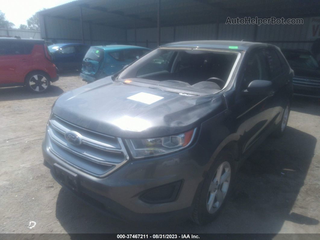 2016 Ford Edge Se Gray vin: 2FMPK4G96GBB58190