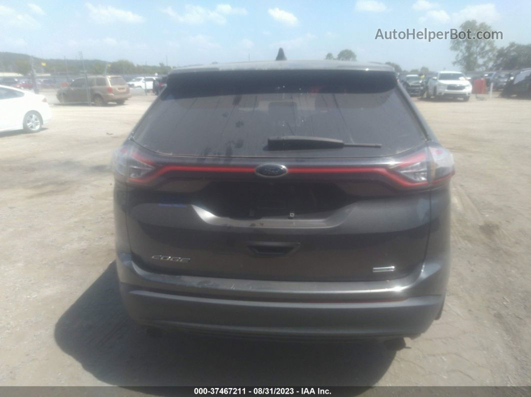 2016 Ford Edge Se Gray vin: 2FMPK4G96GBB58190