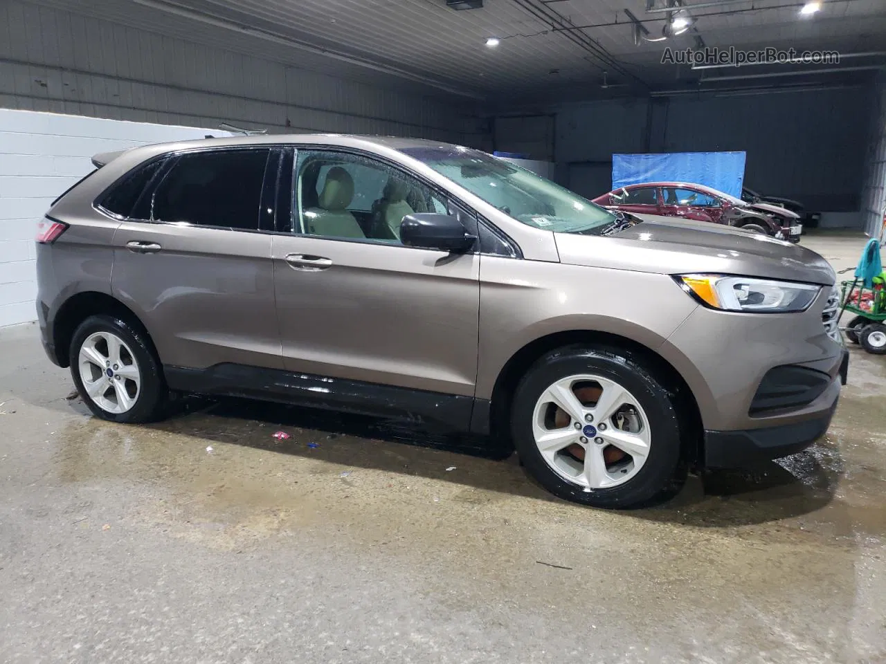 2019 Ford Edge Se Коричневый vin: 2FMPK4G96KBC49260