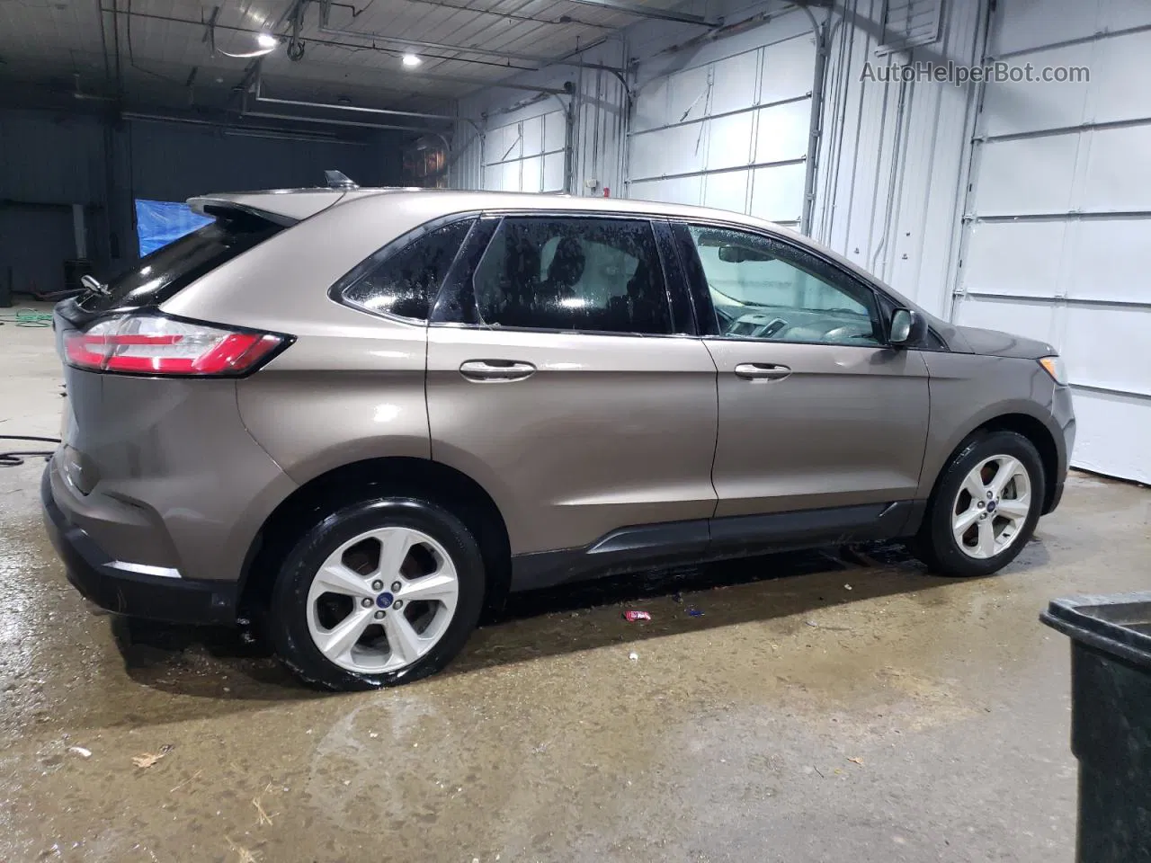 2019 Ford Edge Se Brown vin: 2FMPK4G96KBC49260