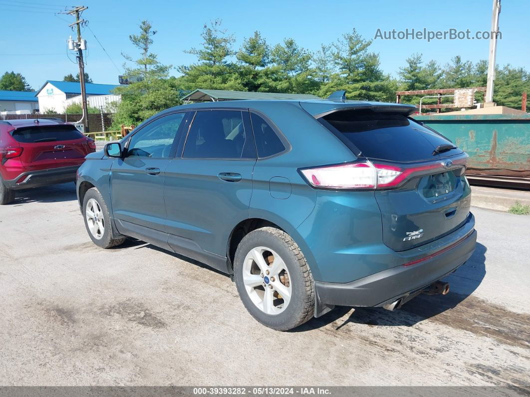 2016 Ford Edge Se Blue vin: 2FMPK4G97GBB92820