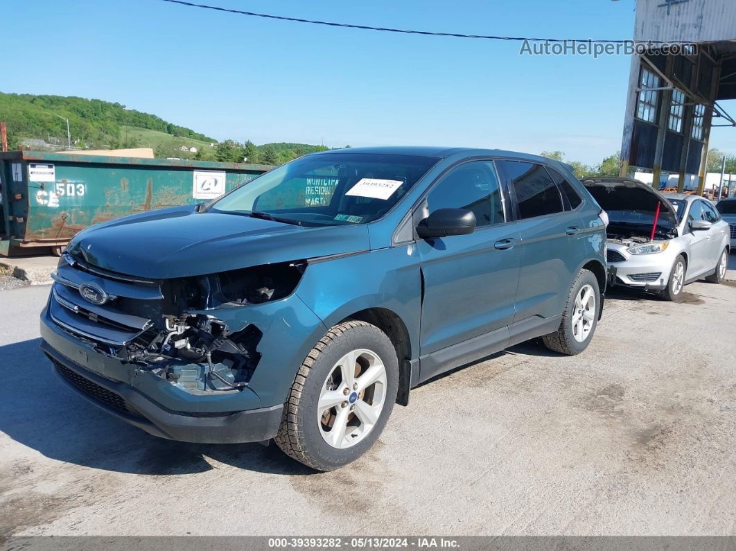 2016 Ford Edge Se Blue vin: 2FMPK4G97GBB92820