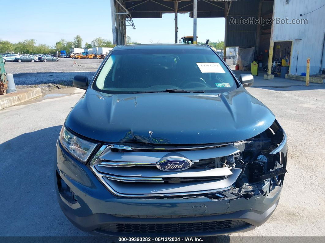 2016 Ford Edge Se Blue vin: 2FMPK4G97GBB92820