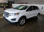 2017 Ford Edge Se White vin: 2FMPK4G97HBB71001