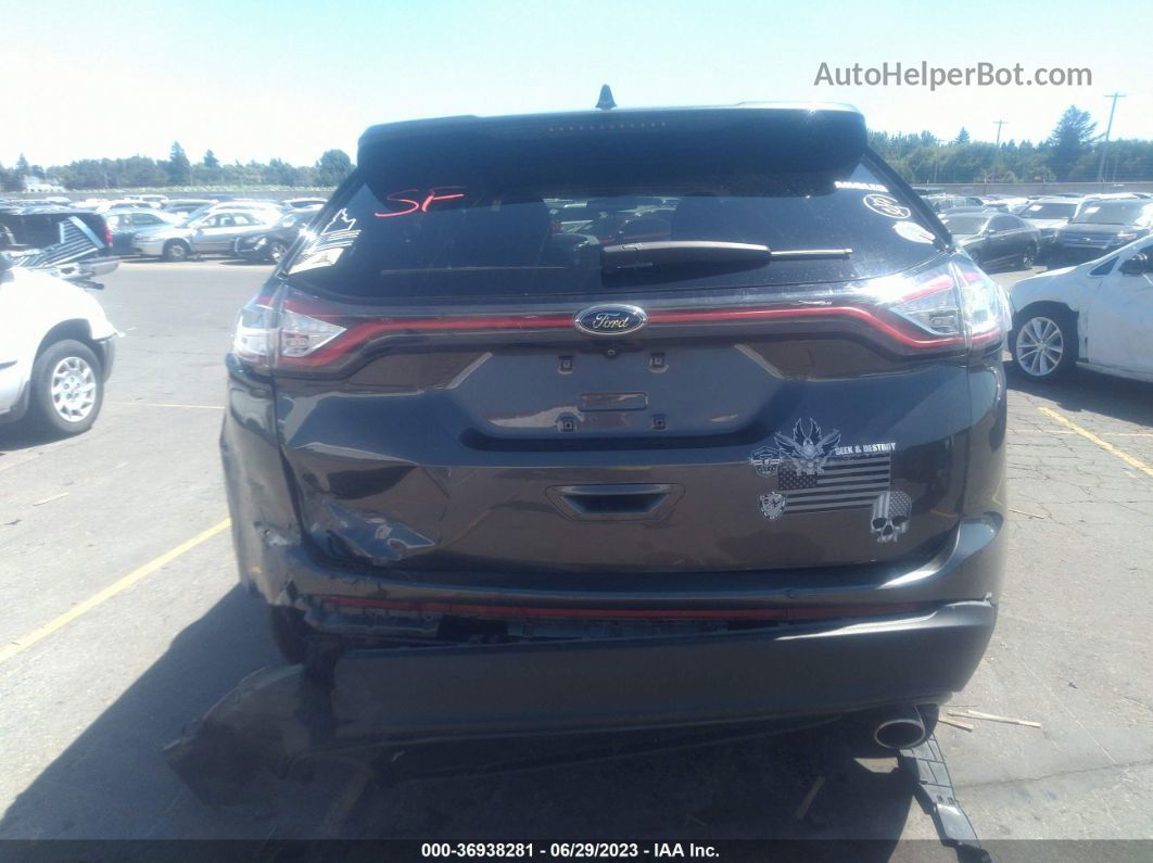 2018 Ford Edge Se Gray vin: 2FMPK4G97JBC00907