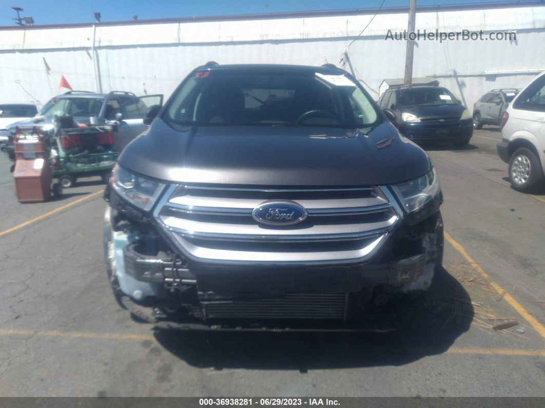 2018 Ford Edge Se Gray vin: 2FMPK4G97JBC00907