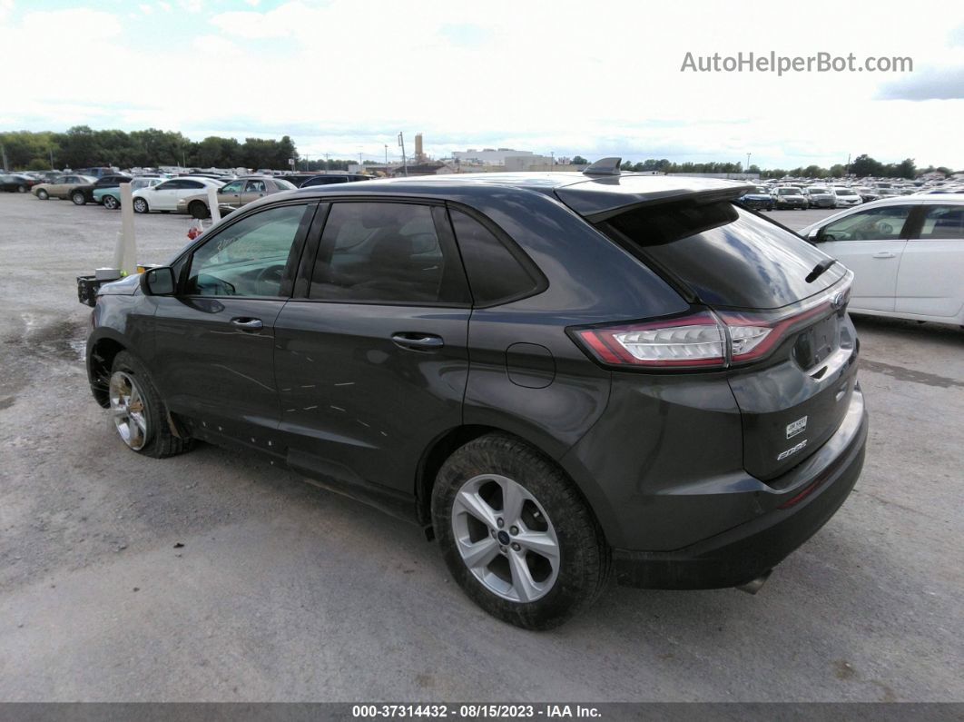 2018 Ford Edge Se Black vin: 2FMPK4G97JBC42638