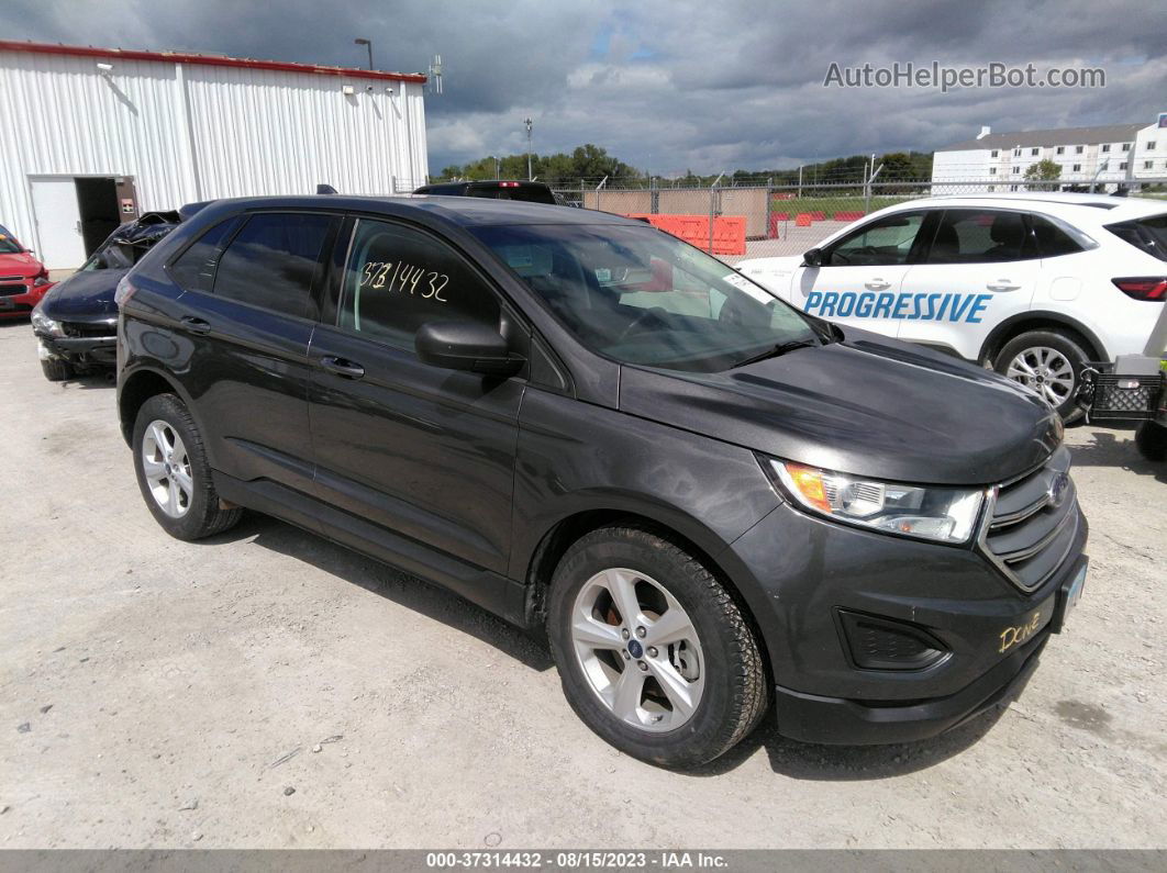 2018 Ford Edge Se Black vin: 2FMPK4G97JBC42638