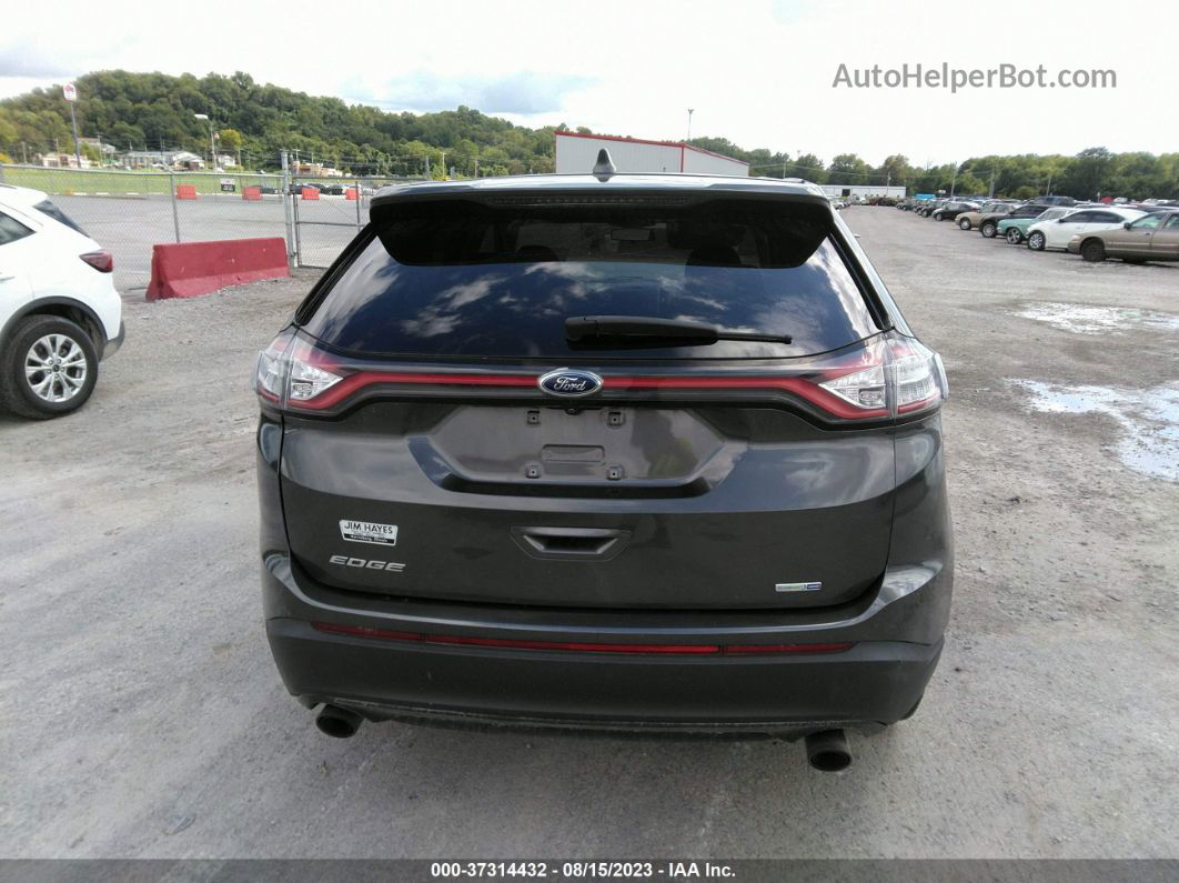 2018 Ford Edge Se Black vin: 2FMPK4G97JBC42638