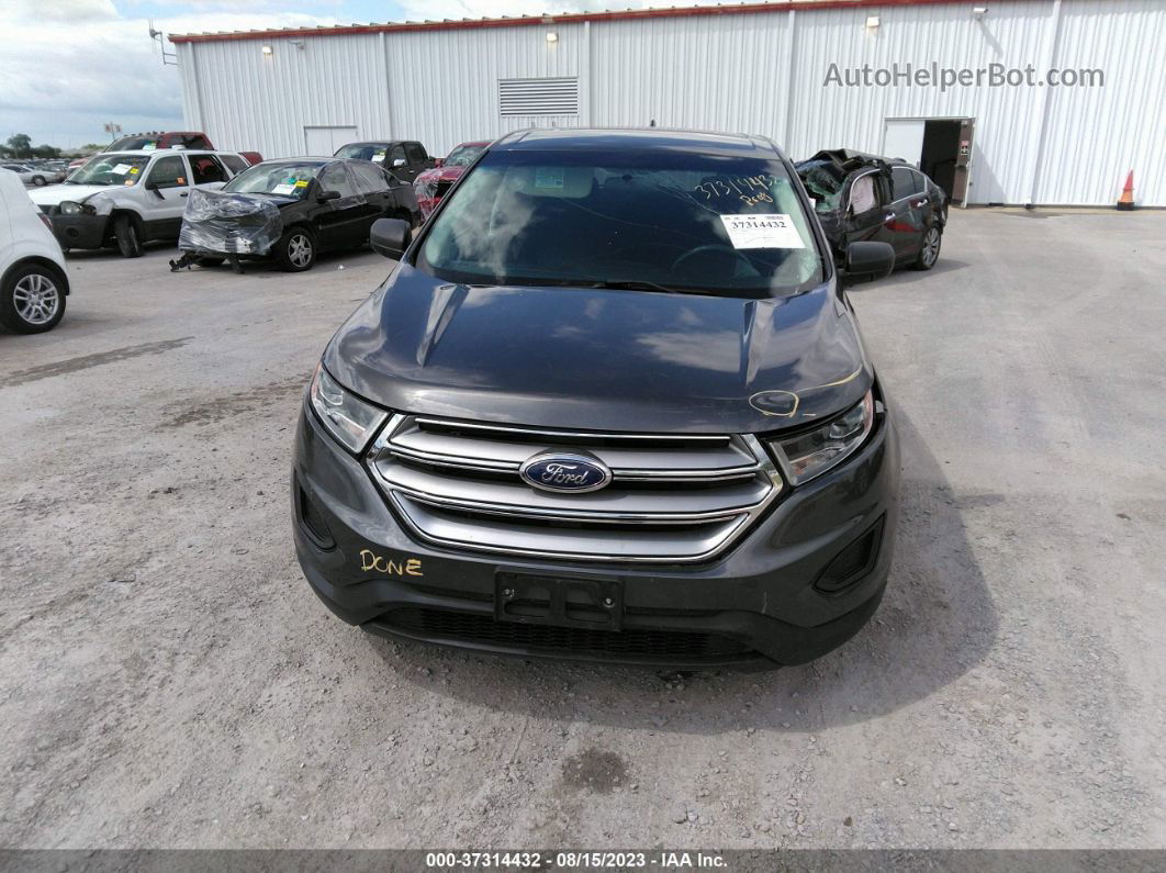 2018 Ford Edge Se Black vin: 2FMPK4G97JBC42638