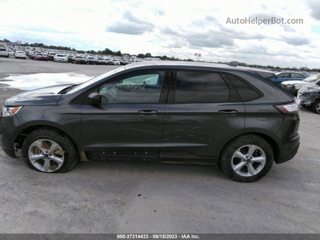 2018 Ford Edge Se Black vin: 2FMPK4G97JBC42638