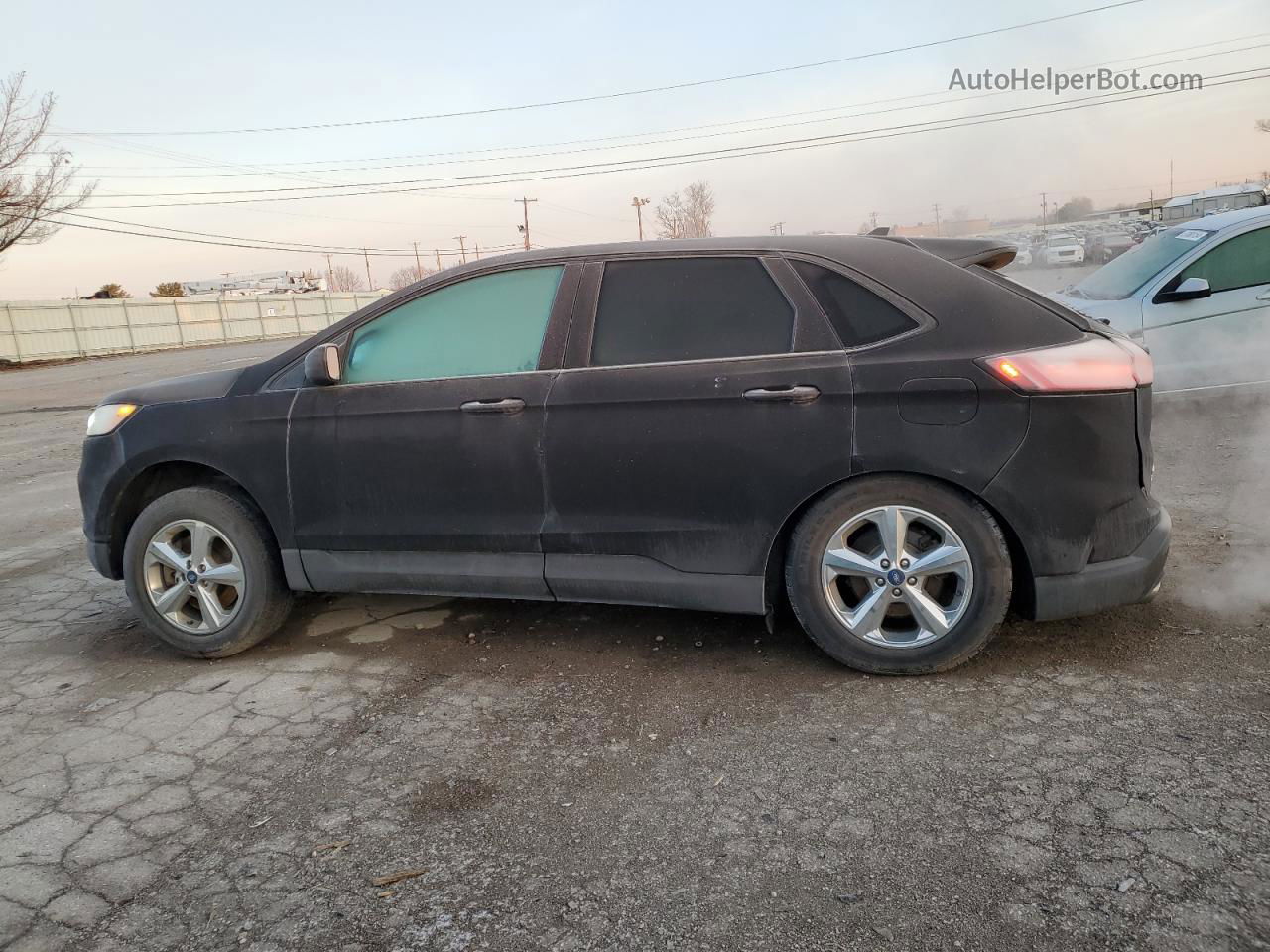 2019 Ford Edge Se Черный vin: 2FMPK4G97KBB04454